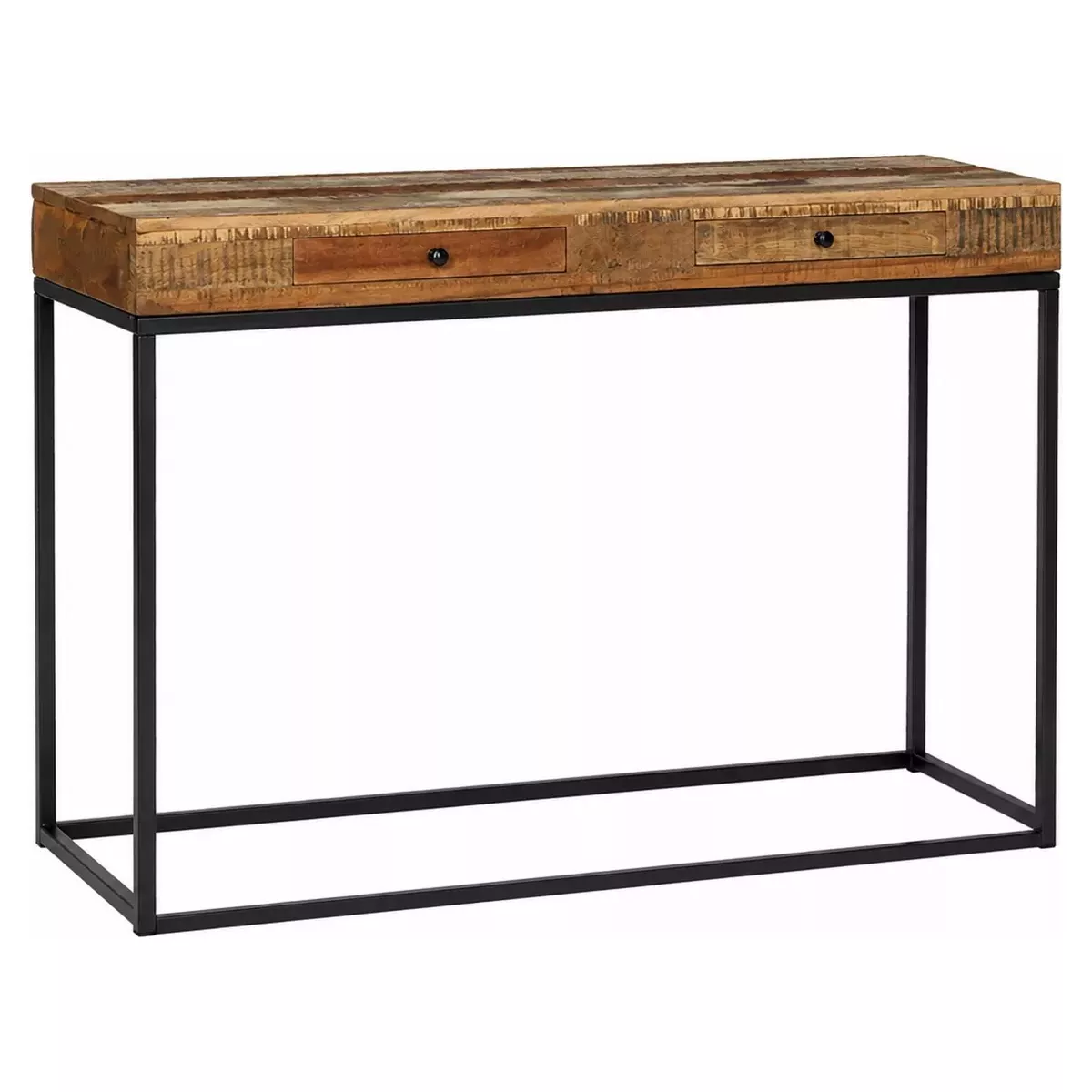 CONSOLE VICTORIA EN VIEUX BOIS