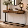 CONSOLE VICTORIA EN VIEUX BOIS