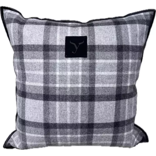 Coussin à carreaux | Déco chalet montagne