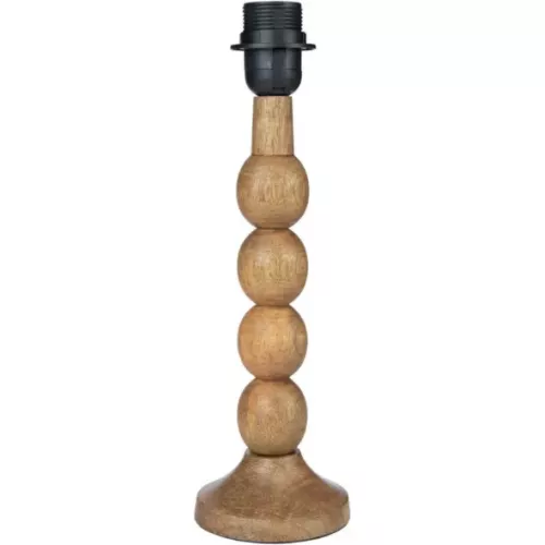 Pied de lampe bois de manguier | Déco chalet