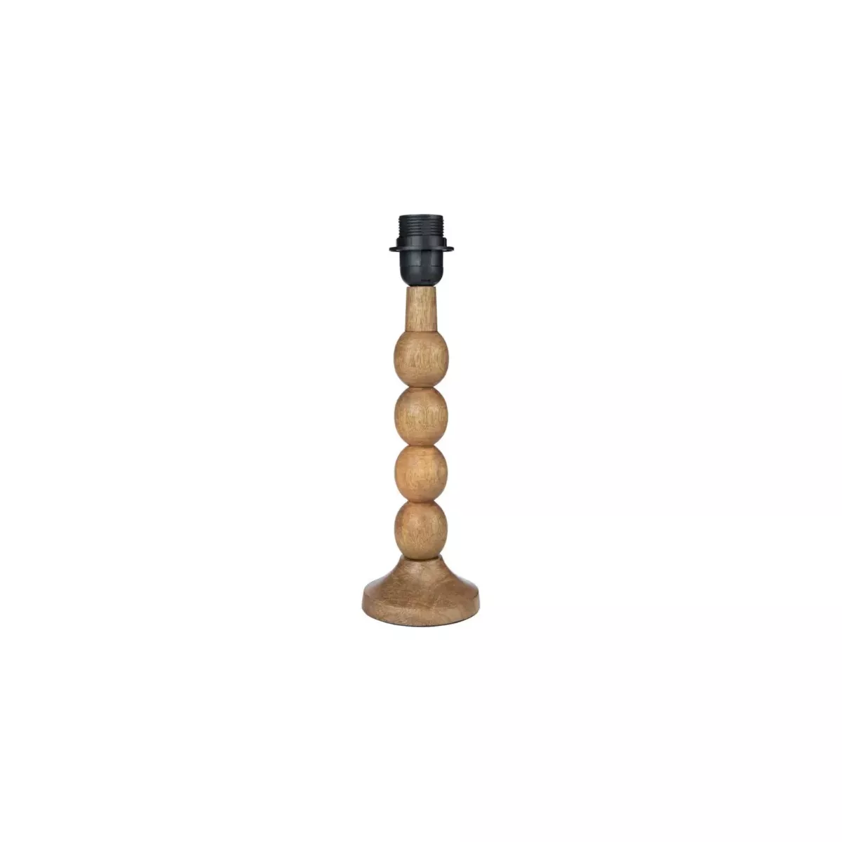 Pied de lampe en bois de manguier