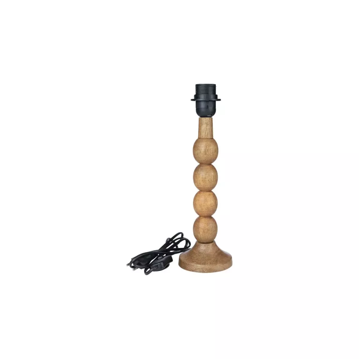 Pied de lampe en bois de manguier