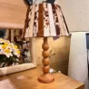 Pied de lampe en bois de manguier
