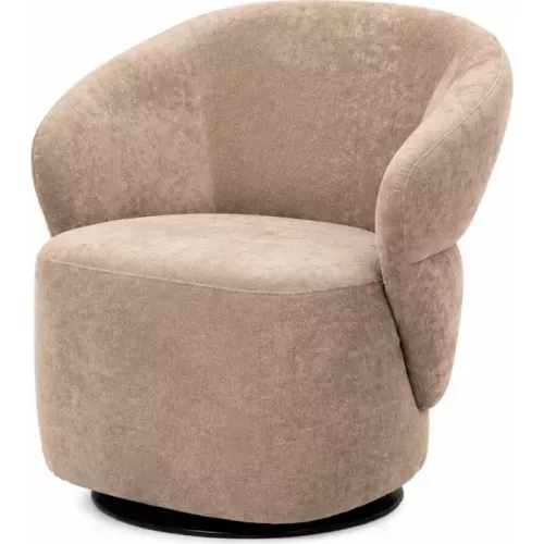 Fauteuil beige pivotant | Design & cocooning