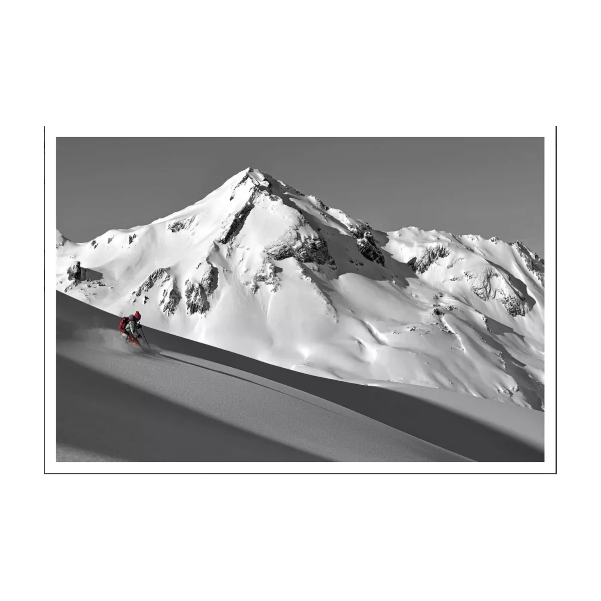 TABLEAU DIBOND SKIEUR 60X90 CM