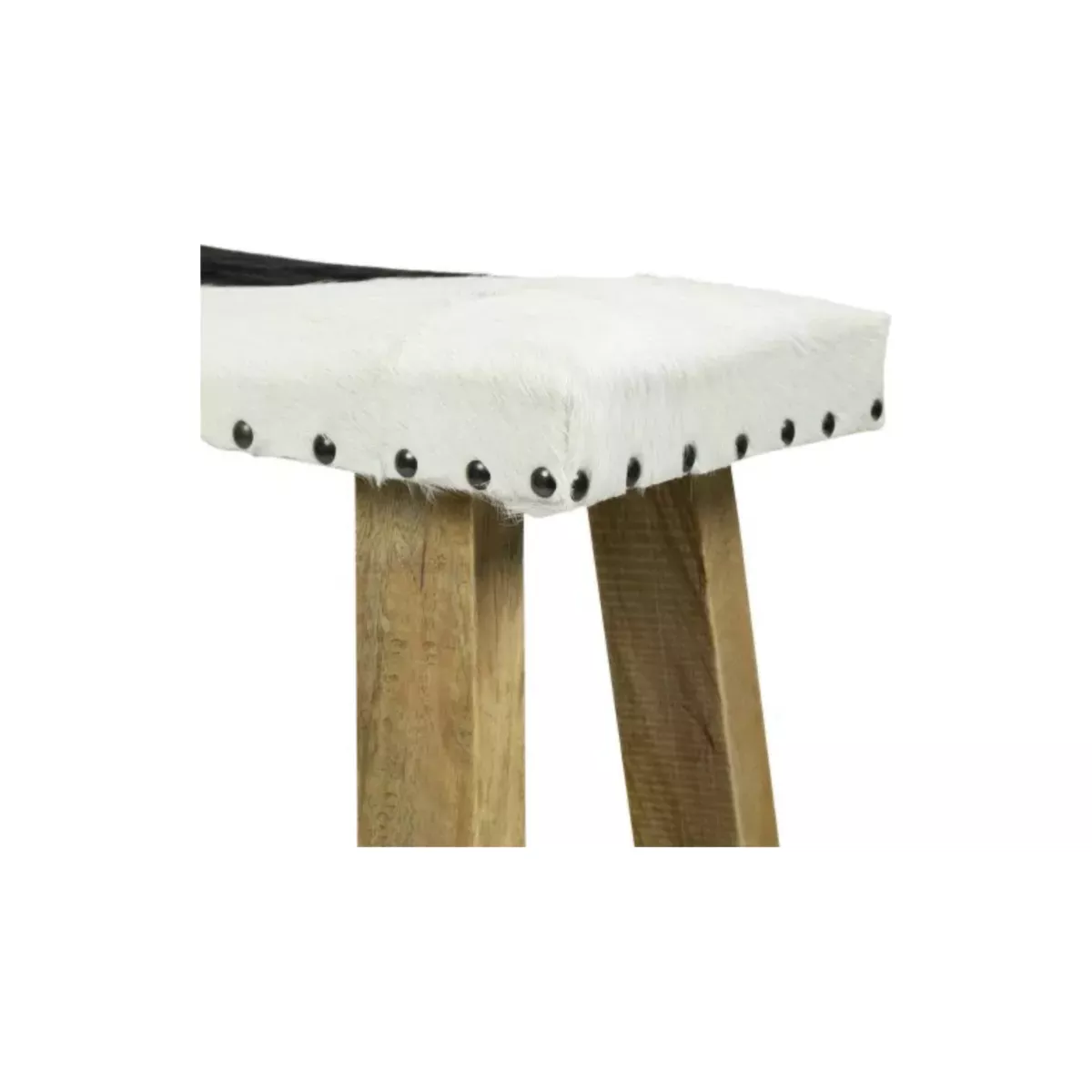 Banquette en peau de vache