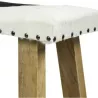 Banquette en peau de vache