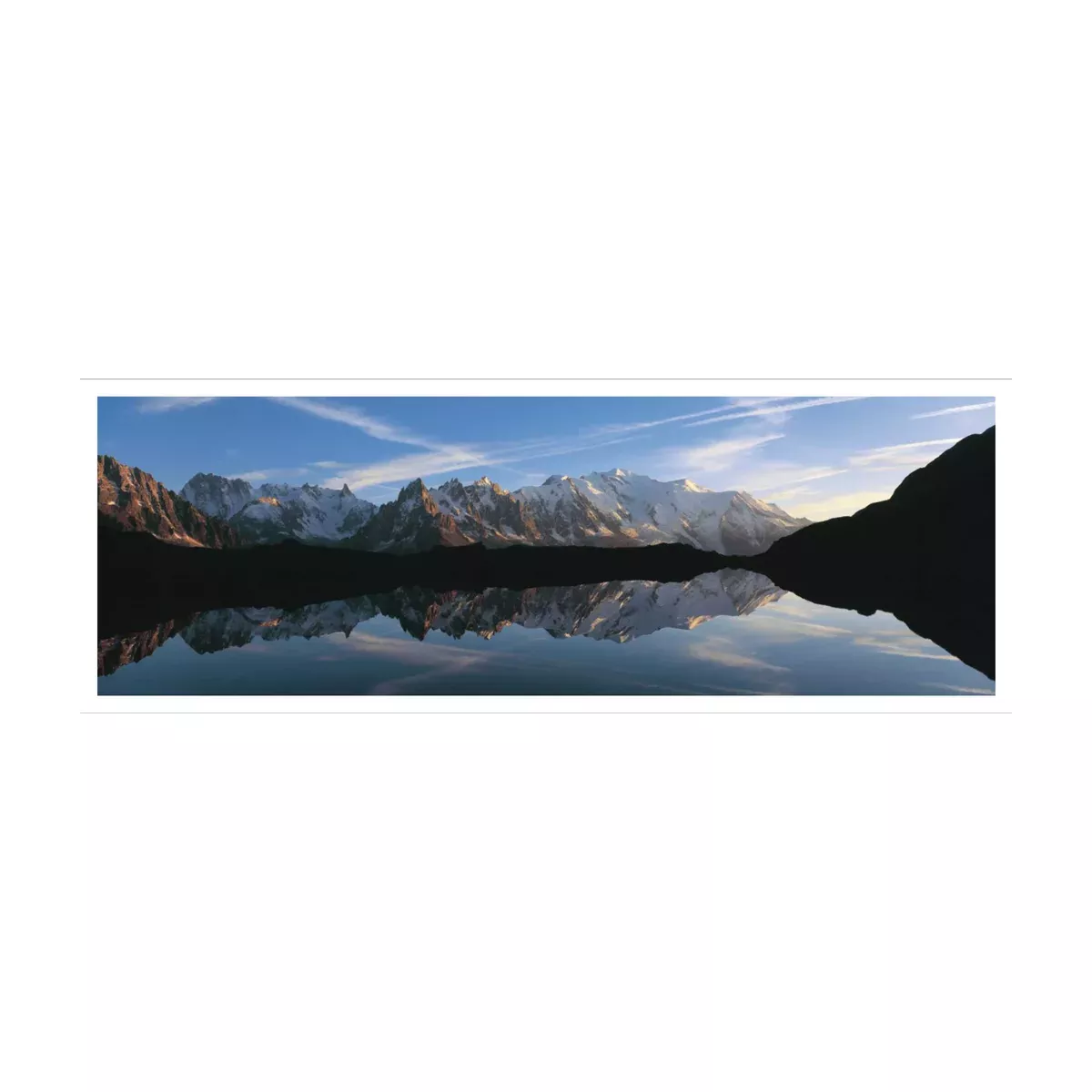 TOILE SUR CHASSIS LAC BLANC 50X150 CM