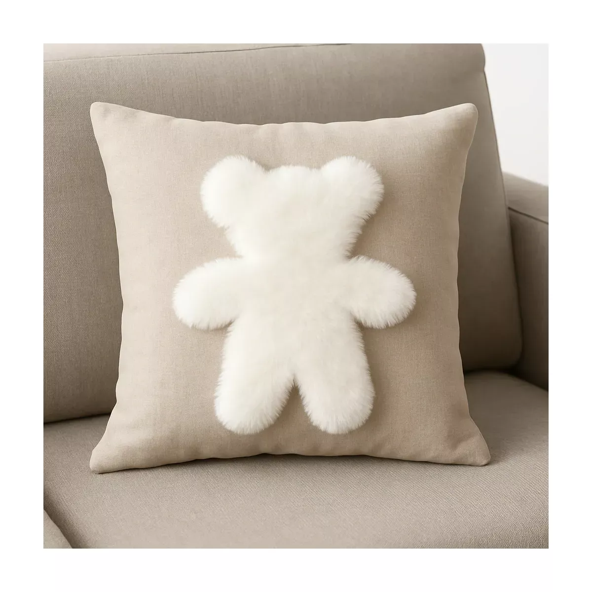 COUSSIN NOUNOURS BEIGE  EN LIN