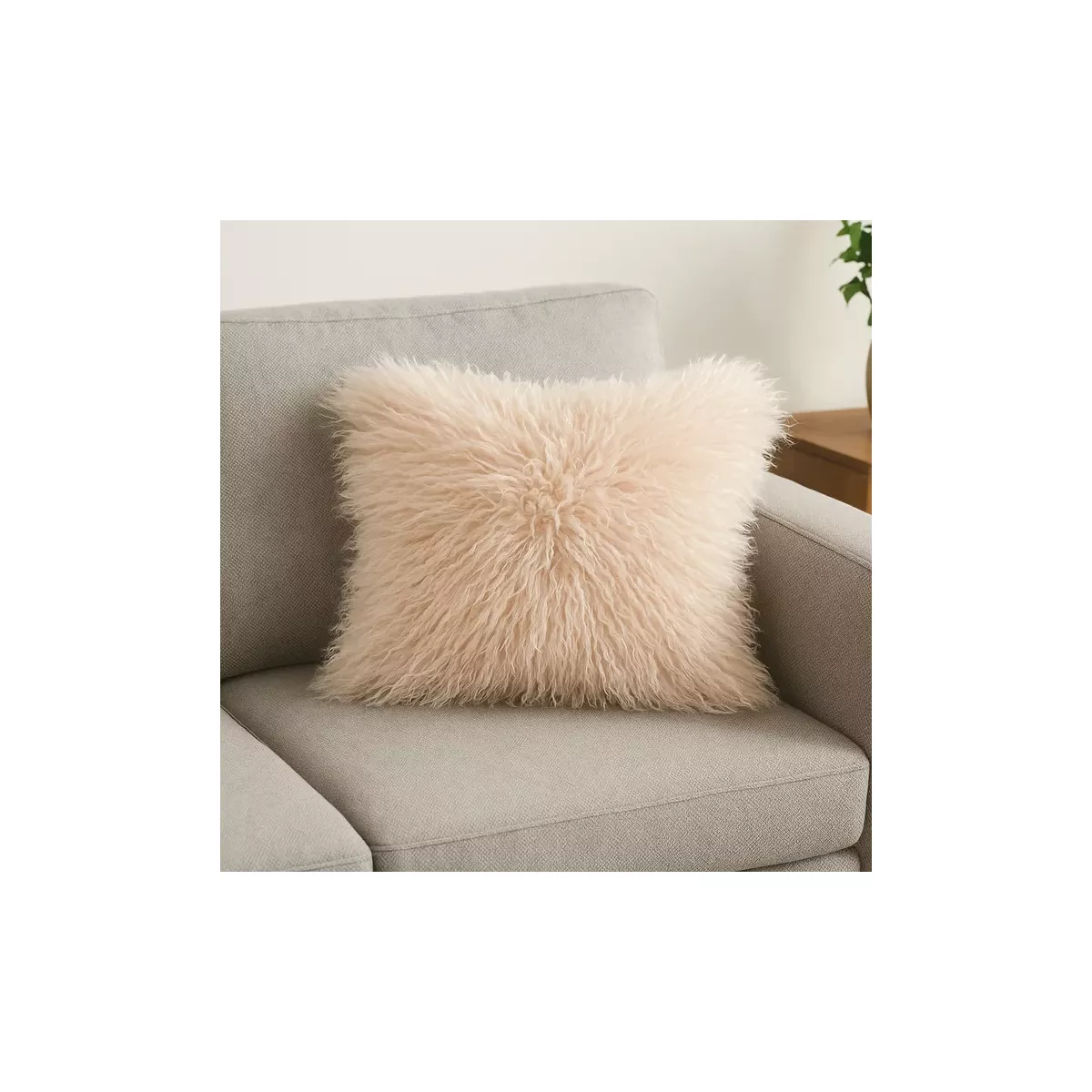 COUSSIN BEIGE 50X50 CM