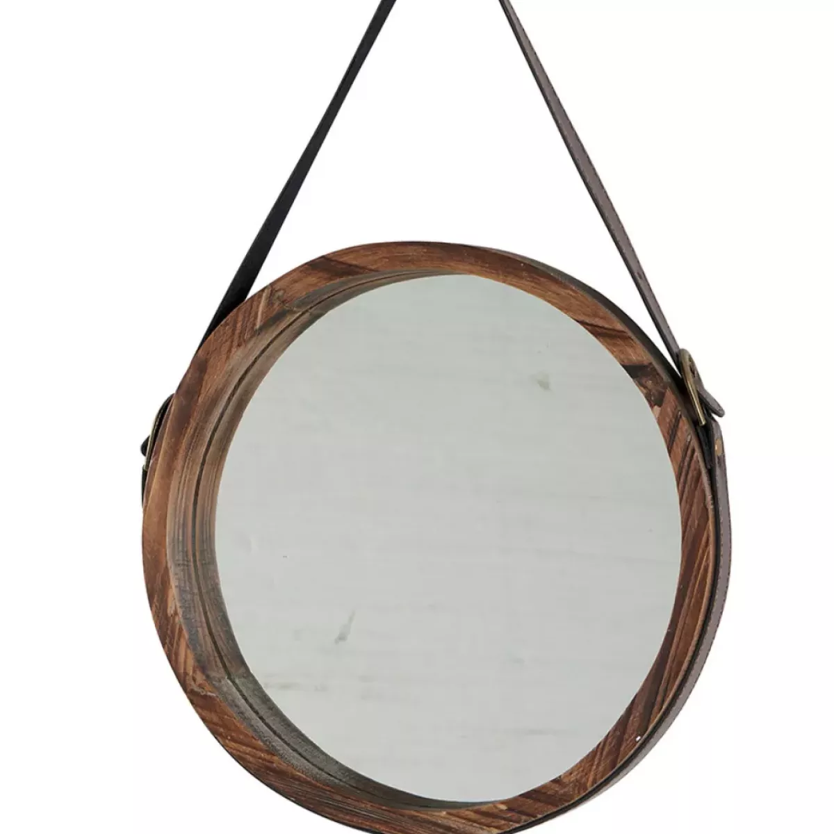 MIROIR ROND BOIS