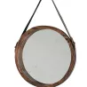 MIROIR ROND BOIS