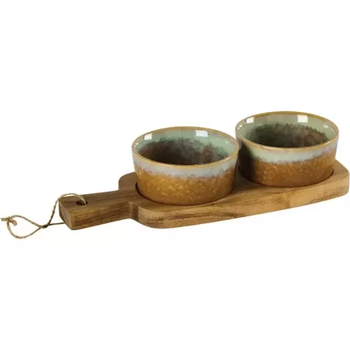 RAMEQUINS SET DE 2 AVEC PLANCHE