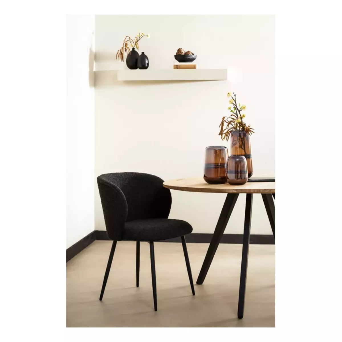 FAUTEUIL DE TABLE BOUCLETTE
