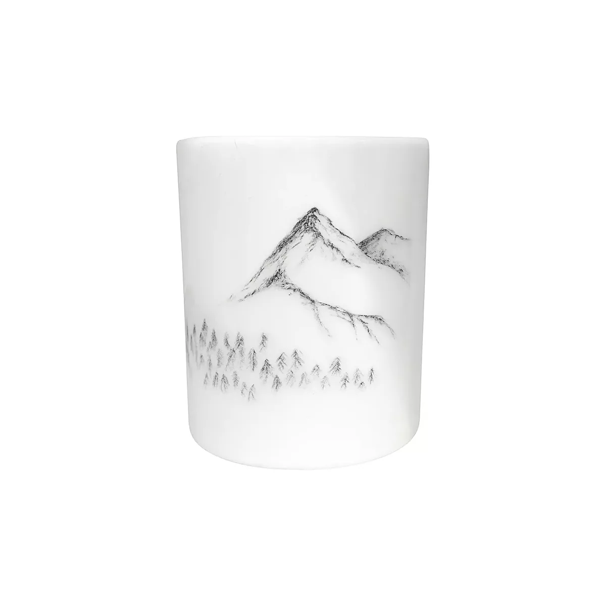 POT DE SALLE DE BAIN MOTIF MONTAGNE