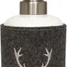 DISTRIBUTEUR DE SAVON FEUTRE DE LAINE MOTIF BOIS DE CERF
