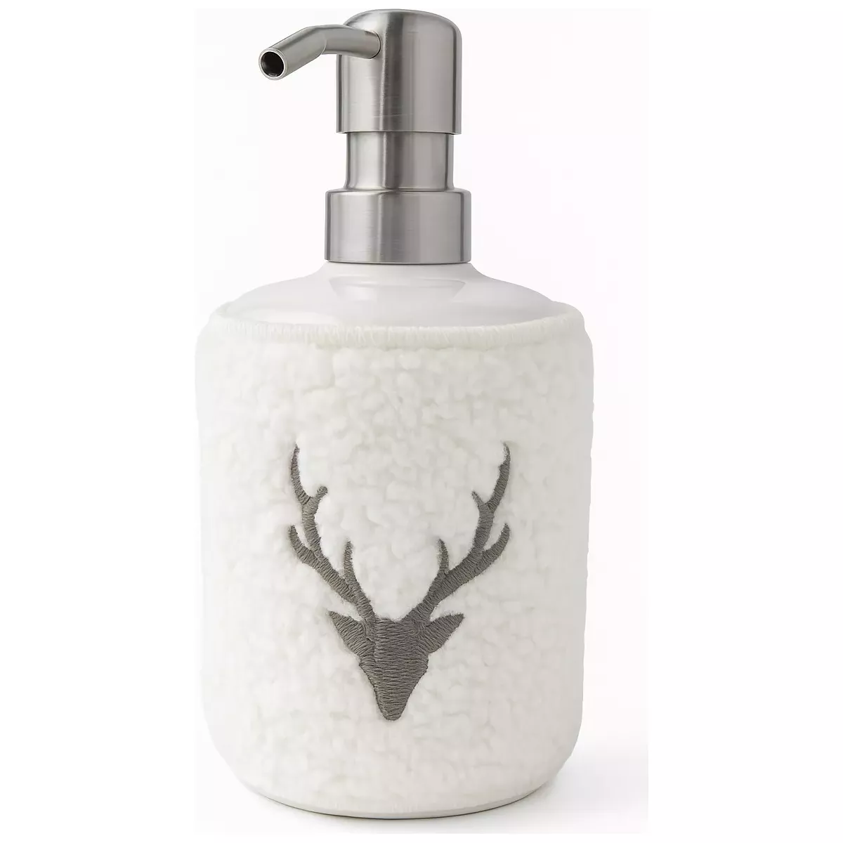 DISTRIBUTEUR DE SAVON  LAINE TÊTE DE CERF