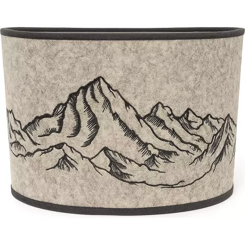 ABAT JOUR CYLINDRIQUE FEUTRE DE LAINE MONTAGNE