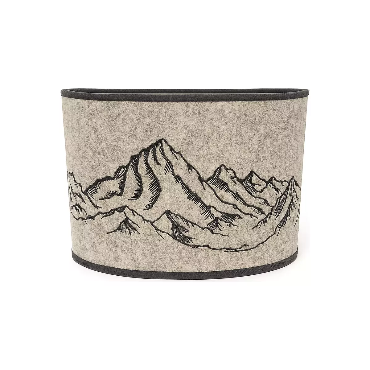 ABAT JOUR CYLINDRIQUE FEUTRE DE LAINE MONTAGNE
