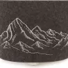ABAT JOUR CYLINDRIQUE FEUTRE DE LAINE MONTAGNE