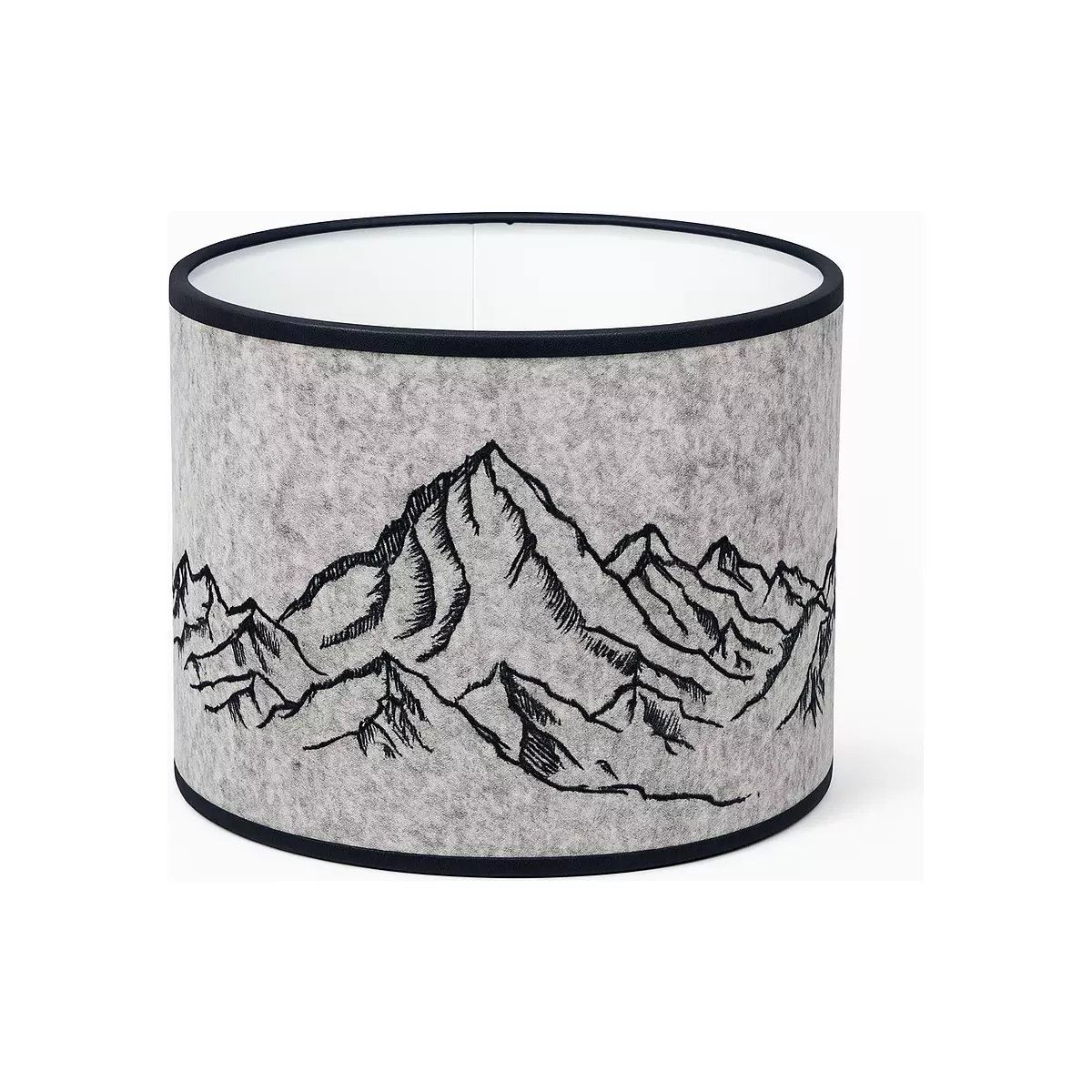 ABAT JOUR CYLINDRIQUE FEUTRE DE LAINE MONTAGNE