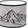 ABAT JOUR CYLINDRIQUE FEUTRE DE LAINE MONTAGNE