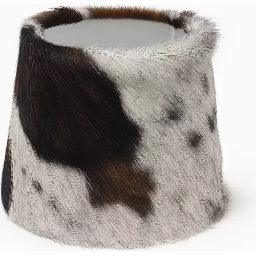 ABAT JOUR PEAU DE VACHE 3 COULEURS 13X18CM