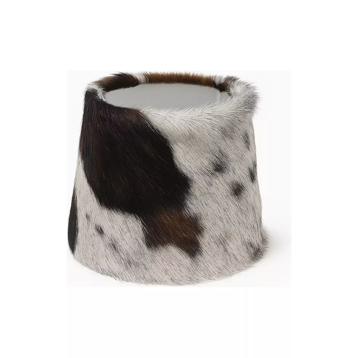 ABAT JOUR PEAU DE VACHE 3 COULEURS 13X18CM