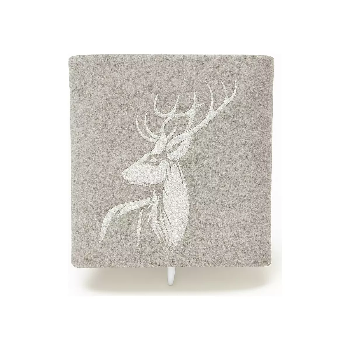 ABAT JOUR FEUTRE DE LAINE MOTIF CERF