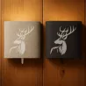 ABAT JOUR FEUTRE DE LAINE MOTIF CERF