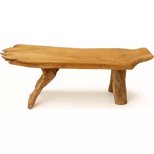 GRAND BANC EN TECK 116X45 CM