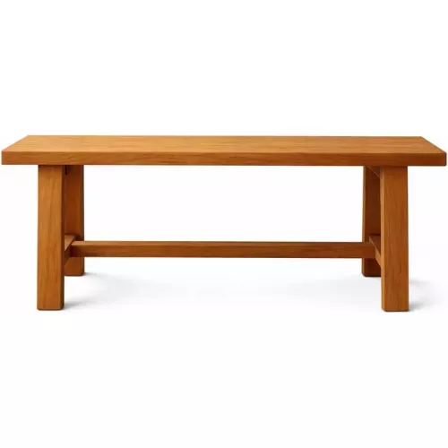 BANC EN VIEUX TECK 80X47 CM