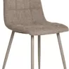 CHAISE TISSU TAUPE