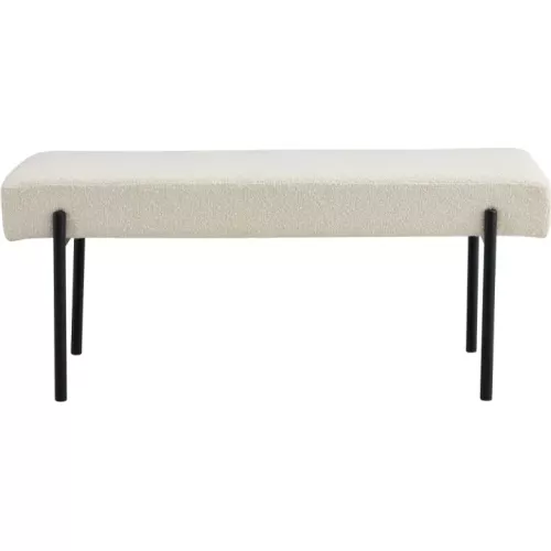 BANC BLANC MÉTAL