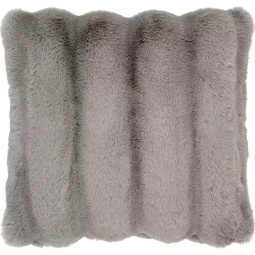 COUSSIN BEIGE FAUSSE FOURRURE