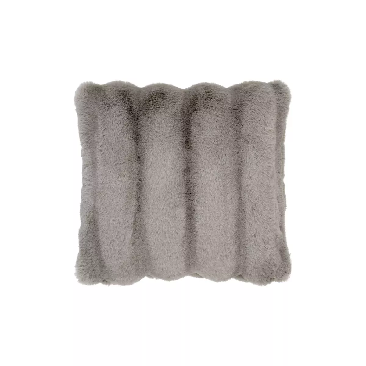 COUSSIN BEIGE FAUSSE FOURRURE