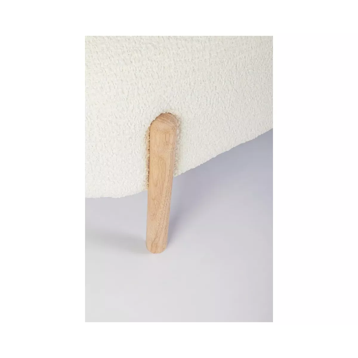 BANC BOUCLETTE PIED BOIS