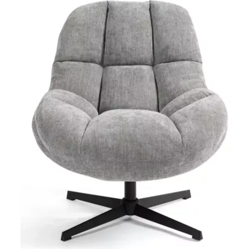 FAUTEUIL PIVOTANT GRIS
