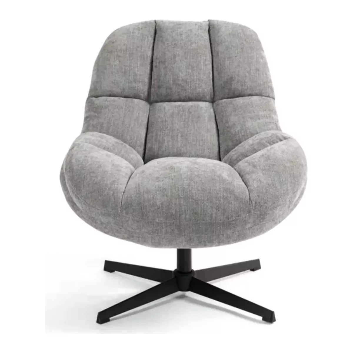 FAUTEUIL PIVOTANT GRIS