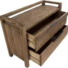 COMMODE 2 TIROIRS EN BOIS RECYCLE