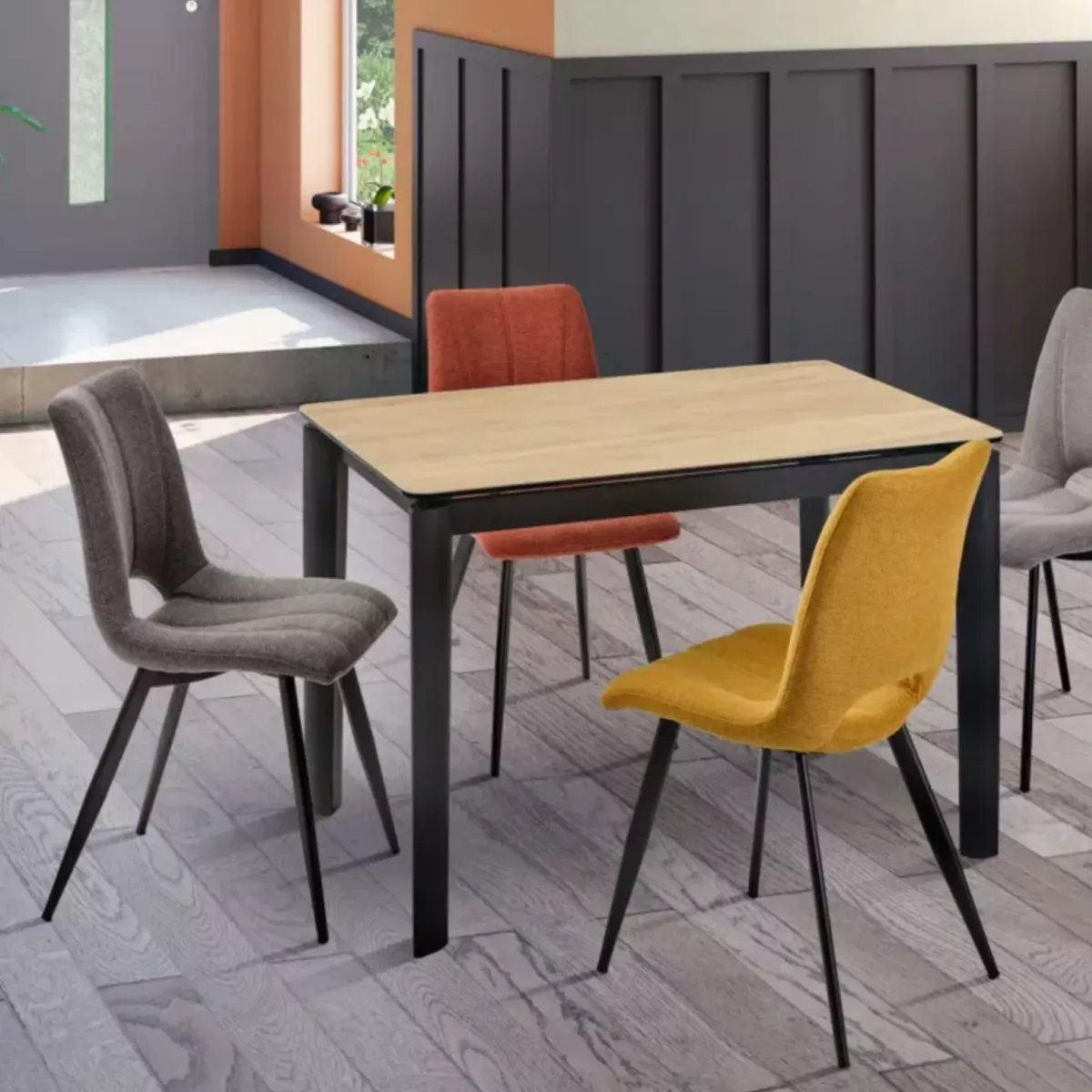 TABLE REPAS CERAMIQUE 120x80 CM