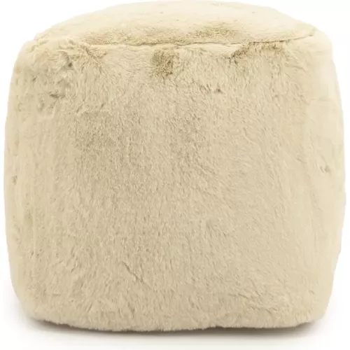 POUF EN FAUSSE FOURRURE