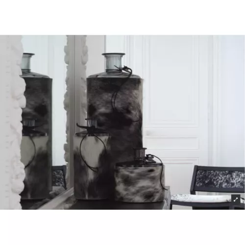 VASE HOUSSE PEAU DE VACHE