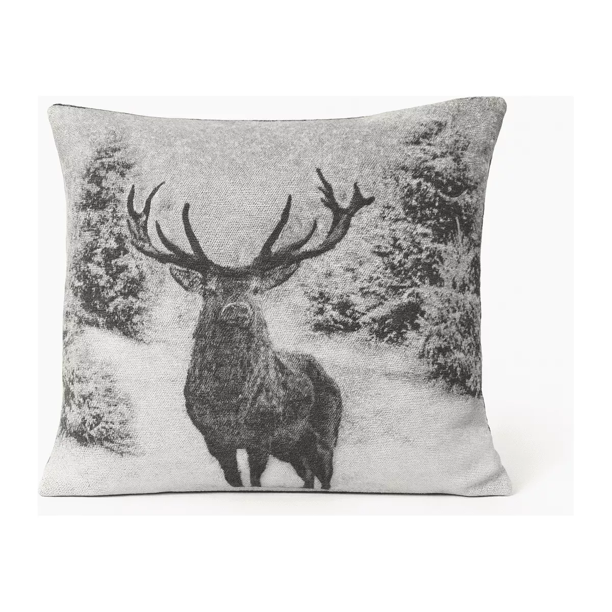 COUSSIN CERF EN FORÊT 60X60 CM