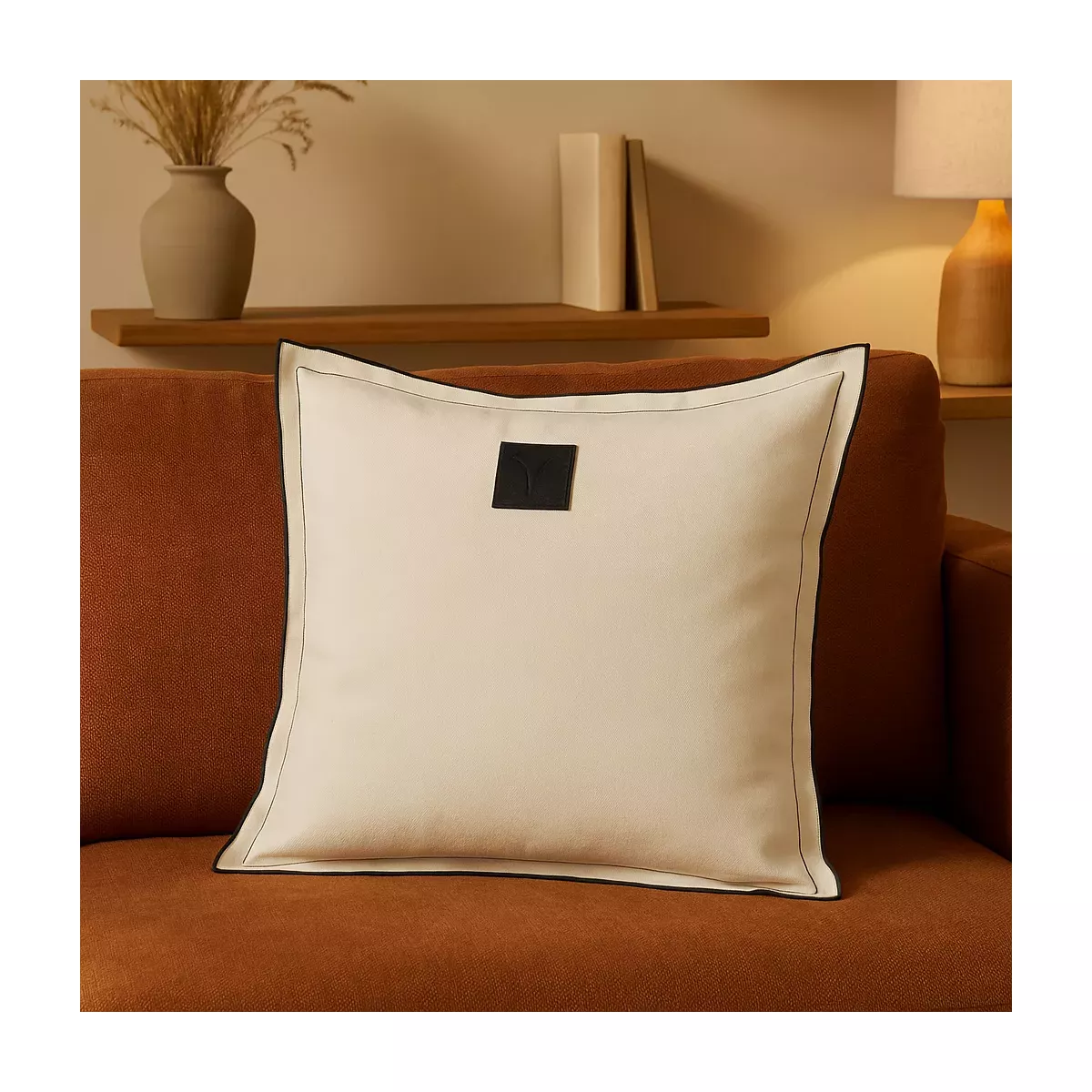COUSSIN CUZCO NOIR ET BEIGE