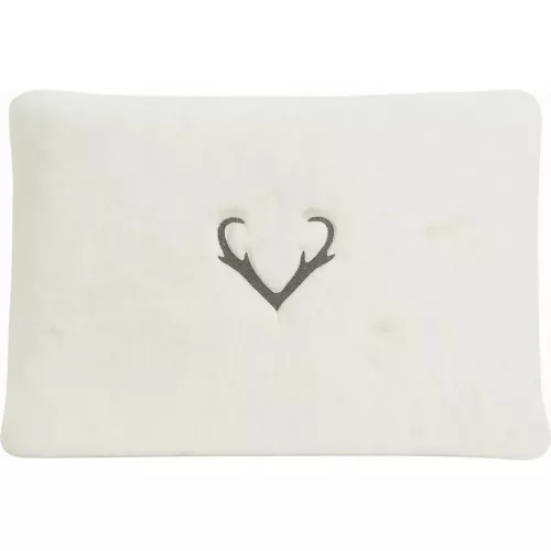 COUSSIN BLANC BOIS DE CERF
