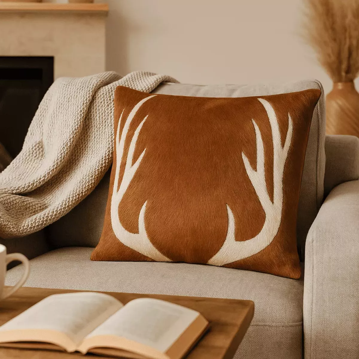 COUSSIN VACHE BRUN