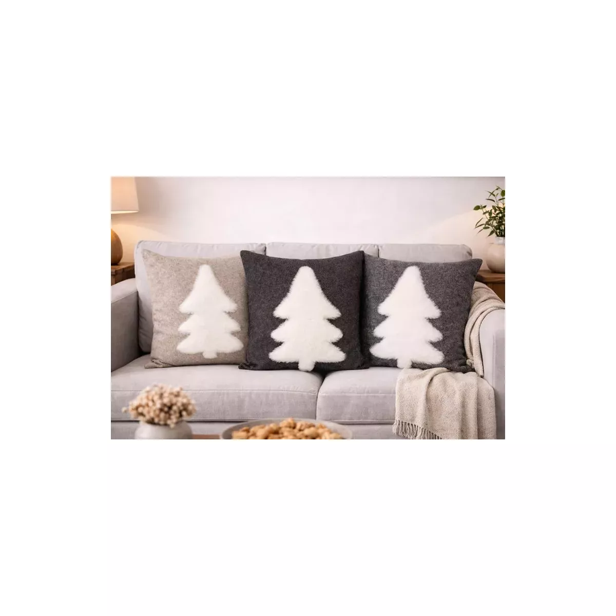 COUSSIN SAPIN FEUTRE DE LAINE