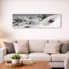 TABLEAU DIBOND DESCENTE SKIEUR 40X120 CM