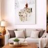 TABLEAU CHROMALUXE CHIENS DE TRAINEAU 60X90 CM